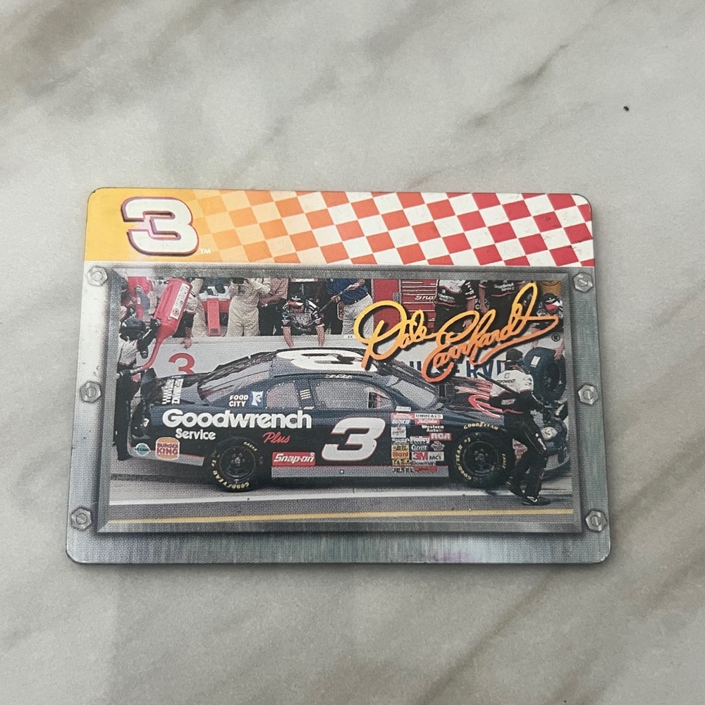 NASCAR Dale Earnhardt Racing Collectible Card Vintage